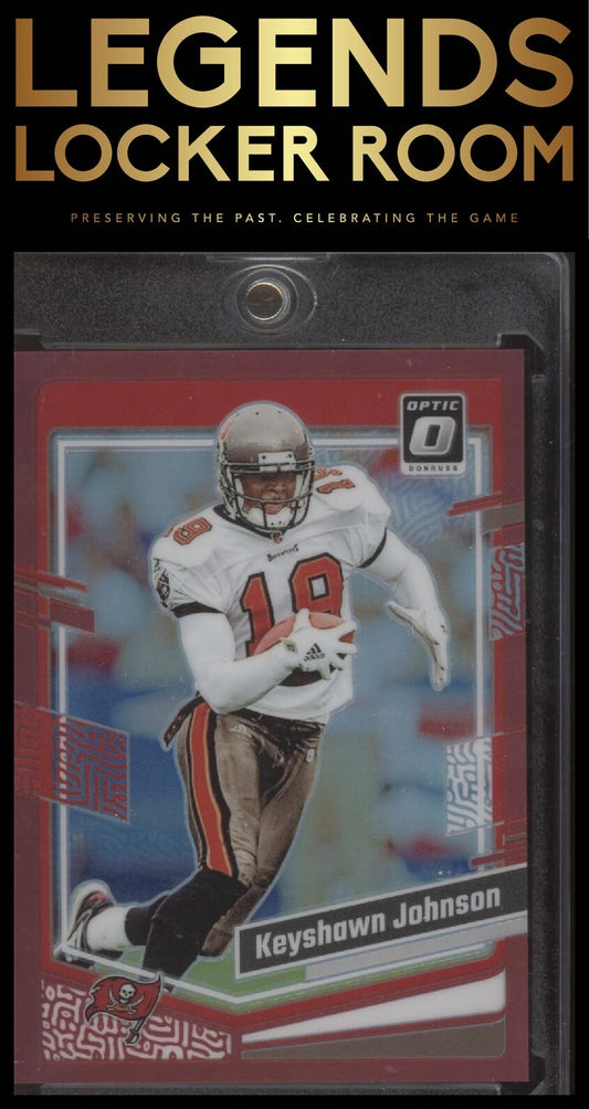 2023 Donruss Optic #184 Keyshawn Johnson Red #/99