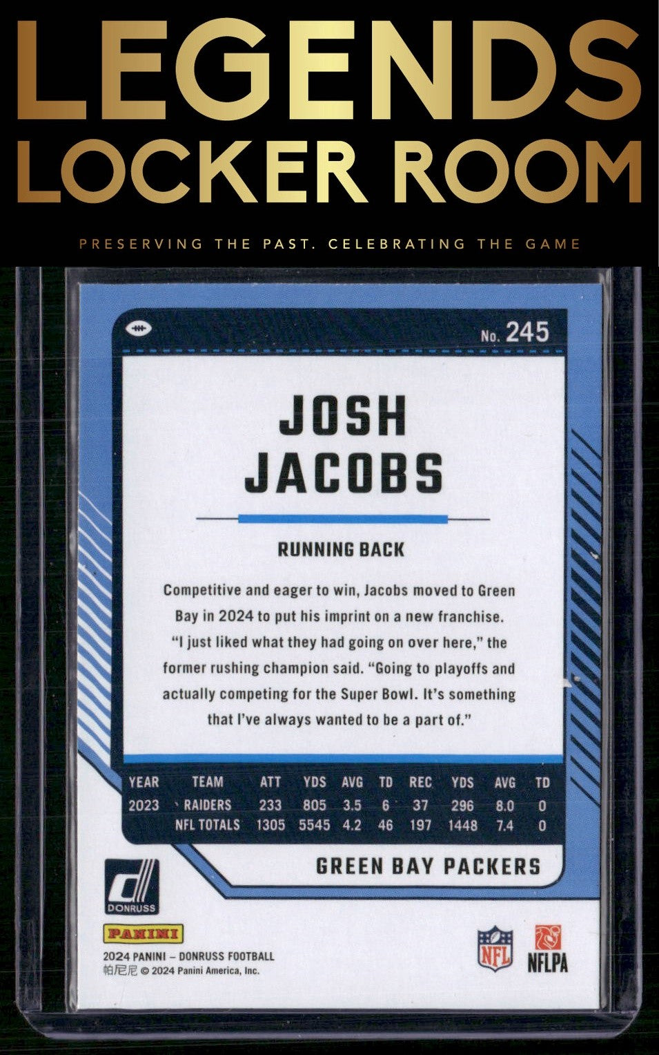 2024 Donruss #245 Josh Jacobs