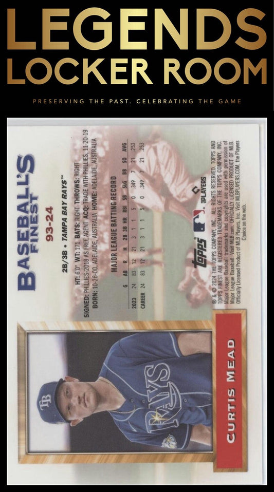 2024 Finest #93-24 Curtis Mead What If... 1993 Finest Prototype