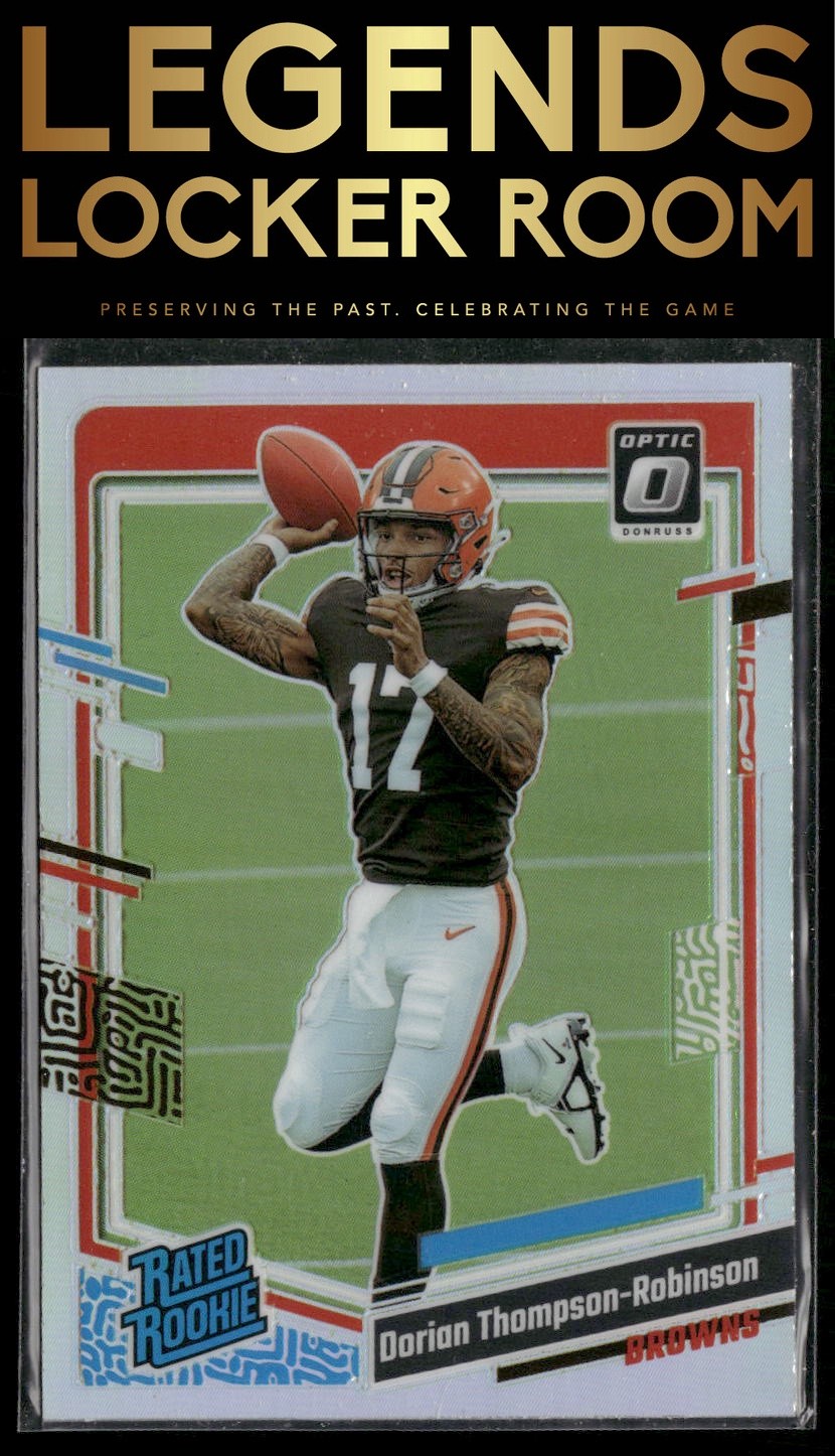 2023 Donruss Optic #225 Dorian Thompson-Robinson Holo
