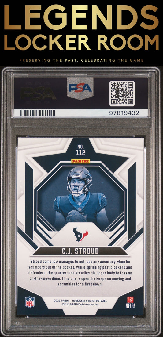 2023 Panini Rookies & Stars #112 Cj Stroud PSA 9