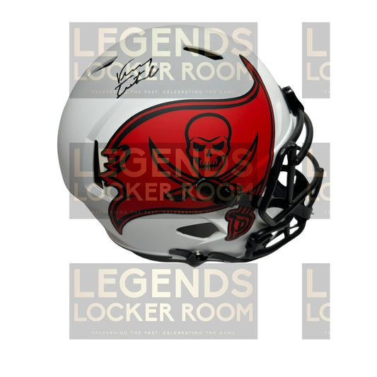 Vinny Testaverde Signed Tampa Bay Buccaneers Lunar Eclipse Replica Helmet