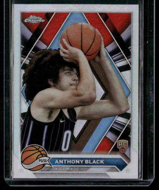 2023-24 Topps Chrome #186 Anthony Black Refractors