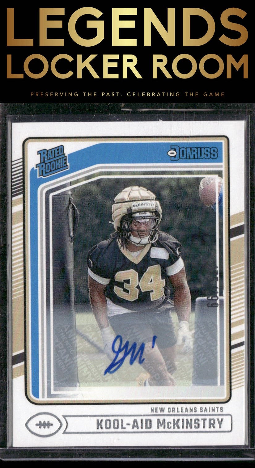 2024 Donruss #315 Kool-Aid McKinstry Rated Rookies Autographs #/199