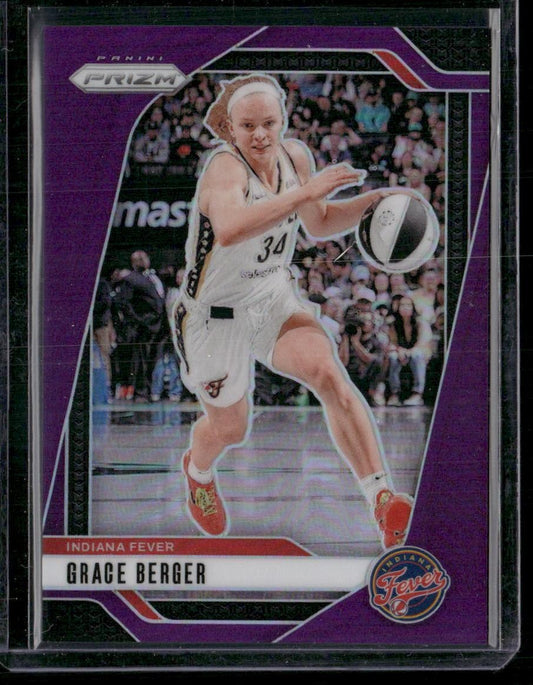 2024 Panini Prizm WNBA #89 Grace Berger Purple Prizms #/149