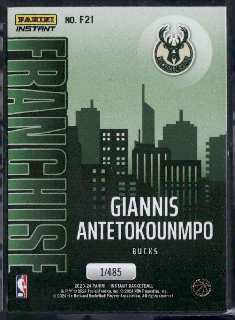 2023-24 Panini Instant Franchise #F21 Giannis Antetokounmpo