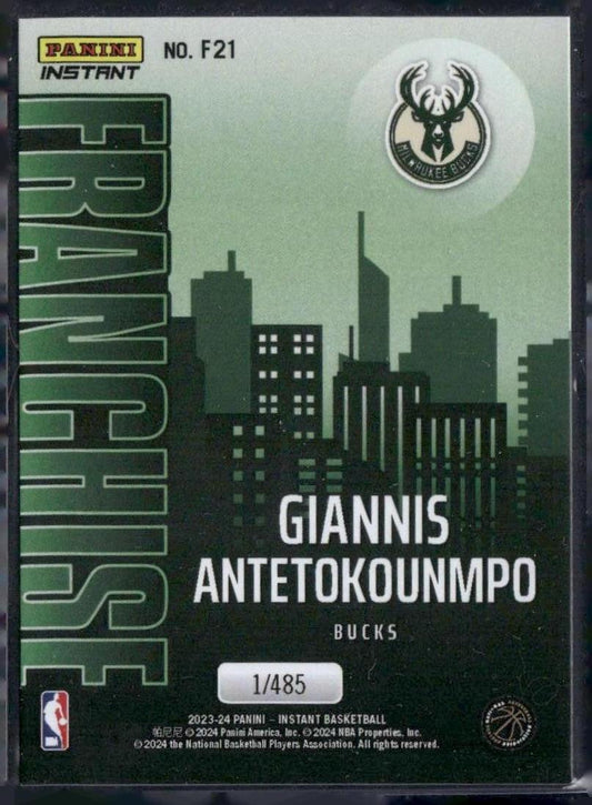 2023-24 Panini Instant Franchise #F21 Giannis Antetokounmpo
