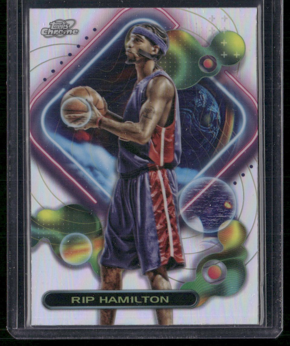 2023-24 Topps Chrome Cosmic #150 Rip Hamilton Refractors