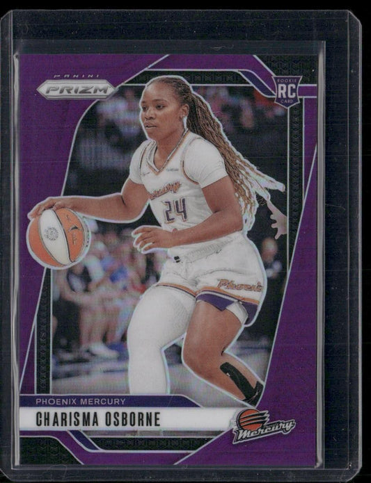 2024 Panini Prizm WNBA #65 Charisma Osborne Purple Prizms #/149