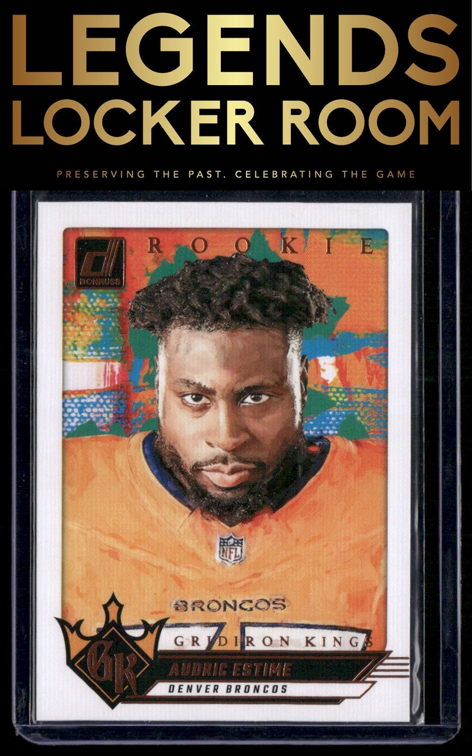 2024 Donruss #12 Audric Estime Rookie Gridiron Kings