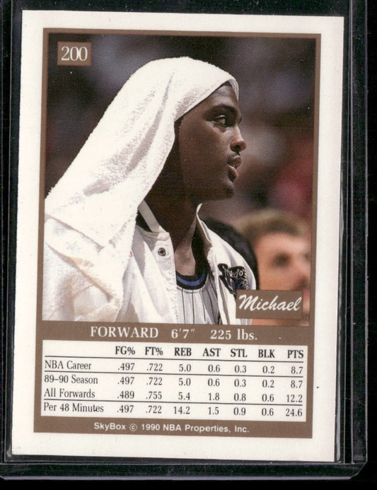 1990-91 SkyBox #200 Michael Ansley