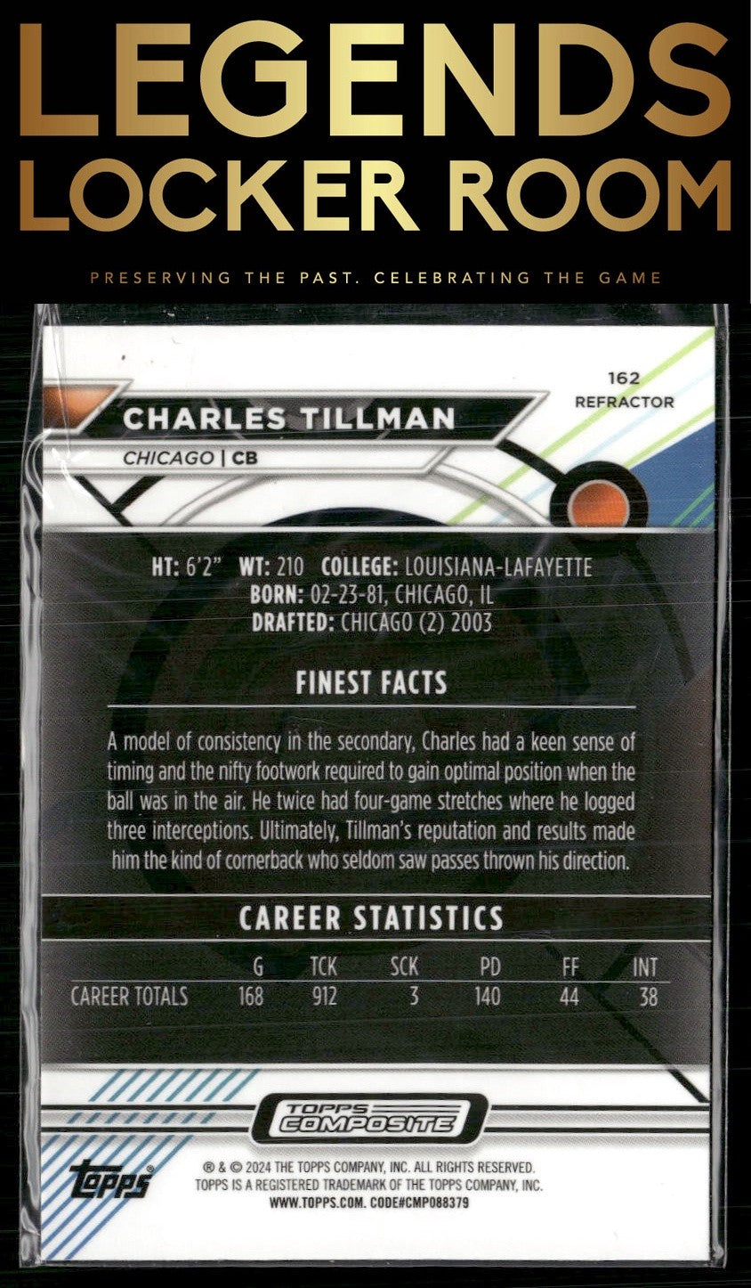 2023 Topps Composite #162 Charles Tillman Finest Refractor