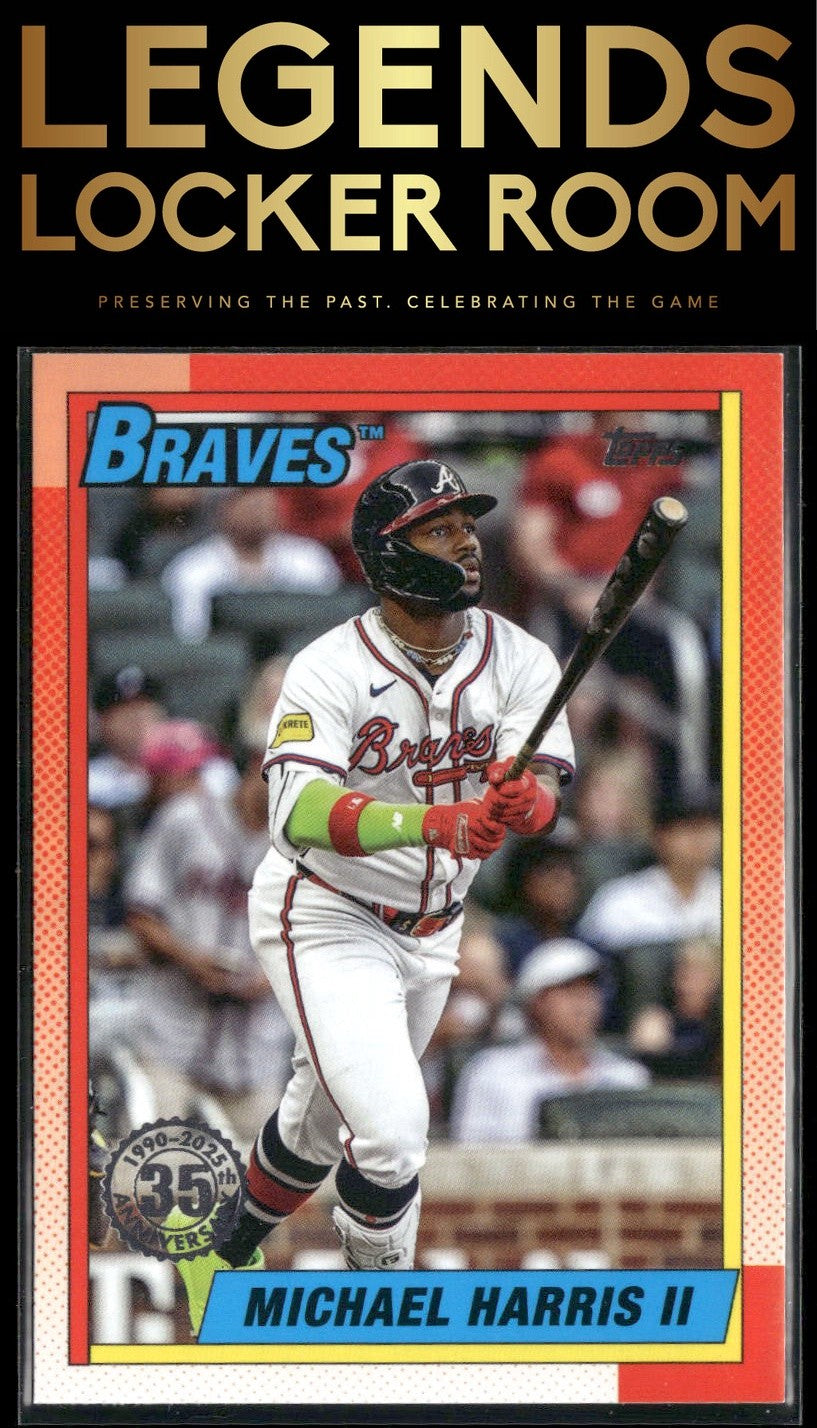 2025 Topps Michael Harris II 1990 Topps Baseball 35th Anniversary