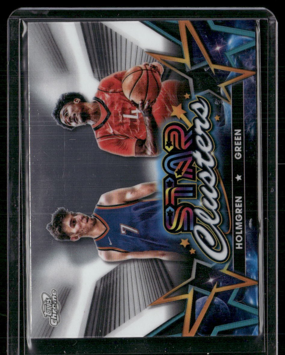 2023-24 Topps Chrome Cosmic #SC-11 Chet Holmgren / Jalen Green Star Clusters
