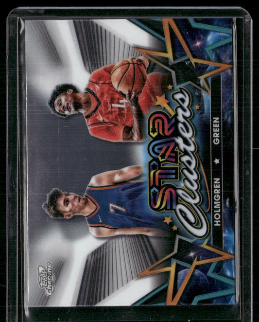 2023-24 Topps Chrome Cosmic #SC-11 Chet Holmgren / Jalen Green Star Clusters
