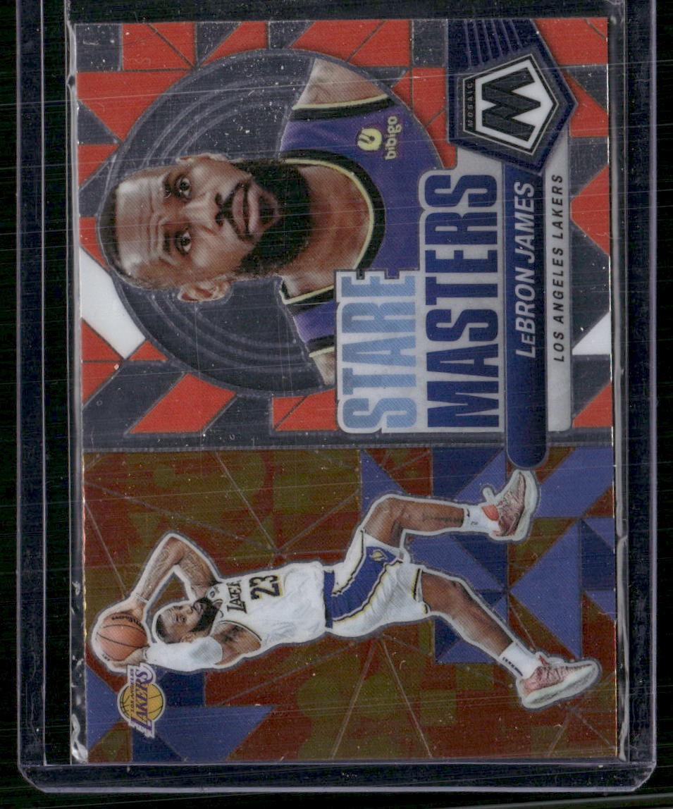 2023-24 Panini Mosaic #10 LeBron James Stare Masters