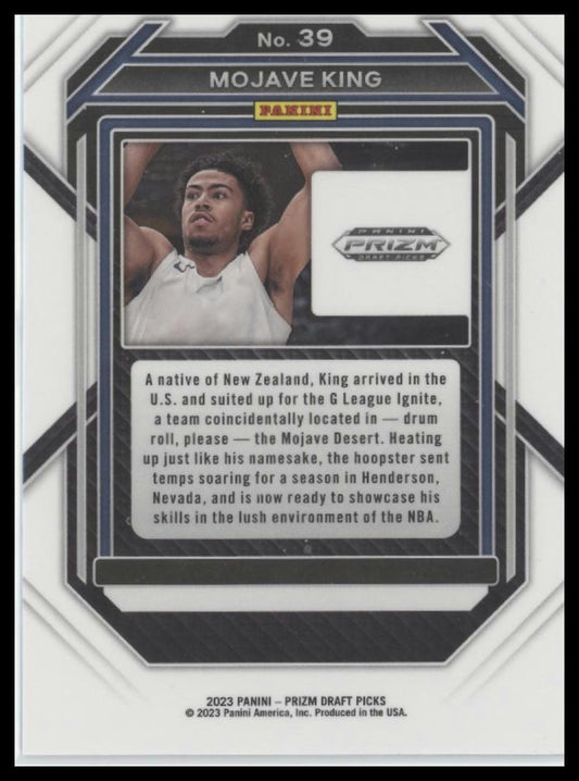 2023 Panini Prizm Draft Picks #39 Mojave King