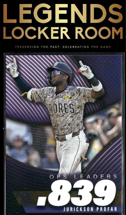 2025 Topps #OPS-21 Jurickson Profar OPS Leaders