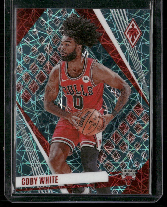 2023-24 Panini Phoenix #21 Coby White Phoenix Teal Lazer