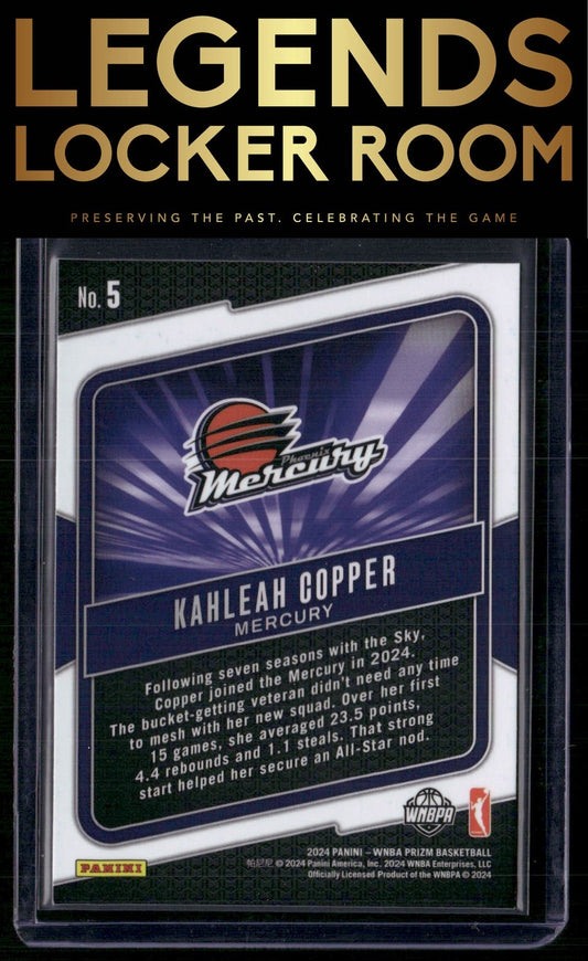 2024 Panini Prizm WNBA #5 Kahleah Copper Fearless