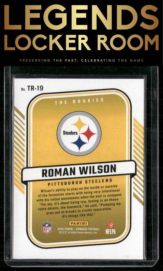 2024 Donruss #TR-19 Roman Wilson The Rookies