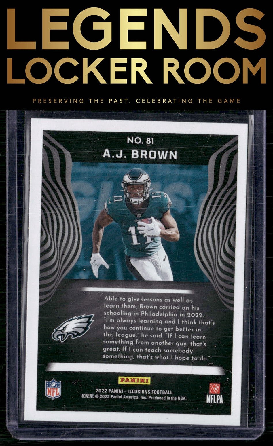2022 Panini Illusions #81 A.J. Brown