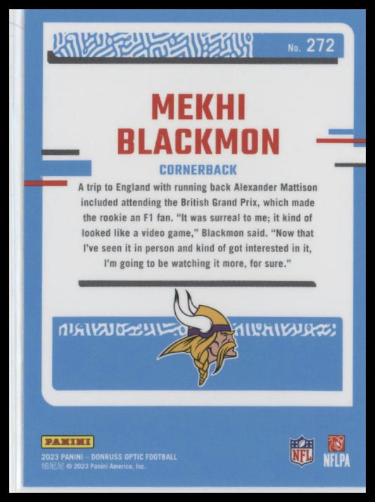 2023 Donruss Optic #272 Mekhi Blackmon