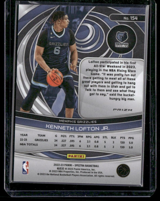 2022-23 Panini Spectra #154 Kenneth Lofton Jr.