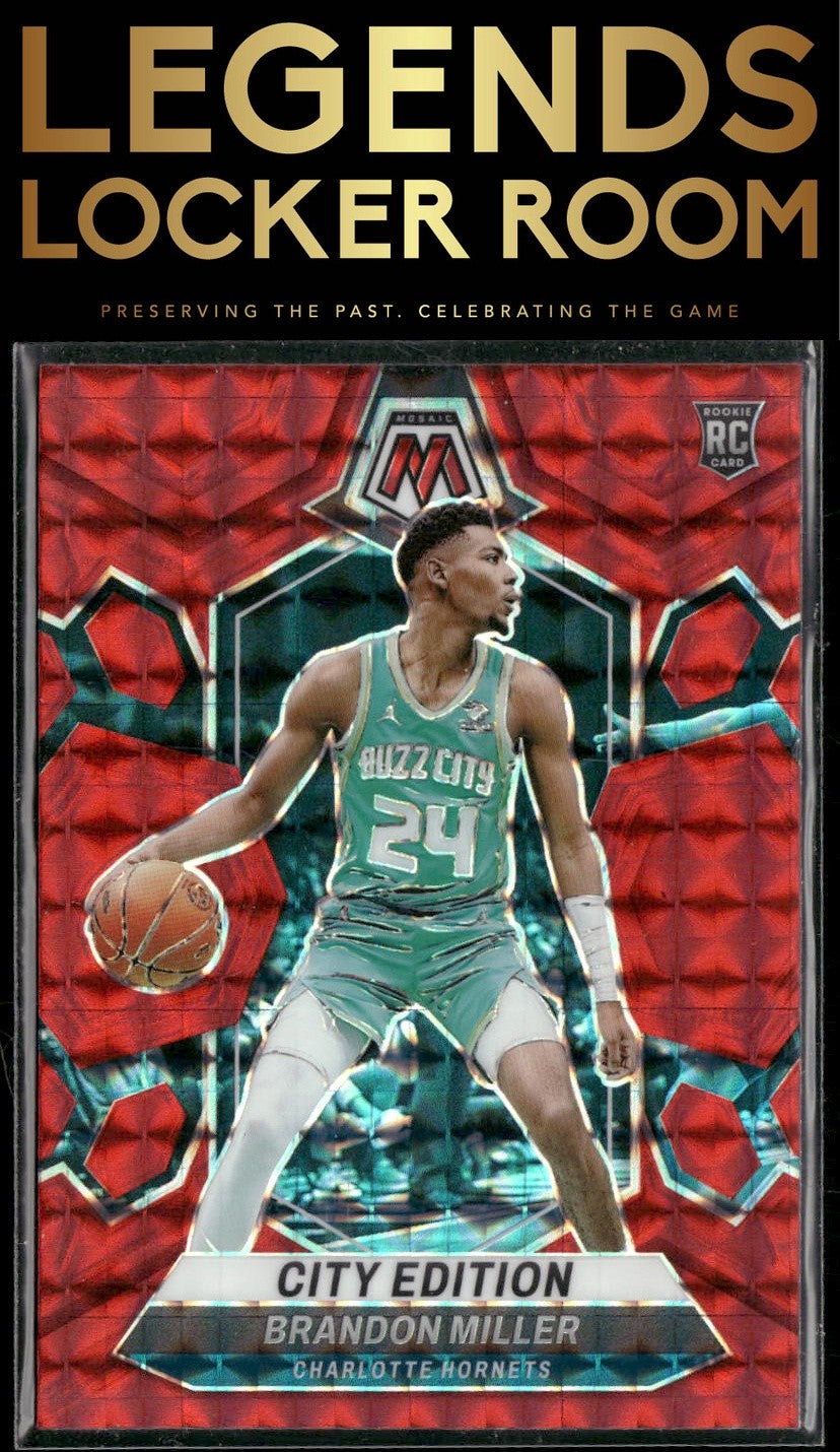 2023-24 Panini Mosaic #277 Brandon Miller Red