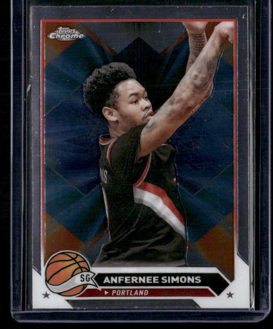 2023-24 Topps Chrome #143 Anfernee Simons