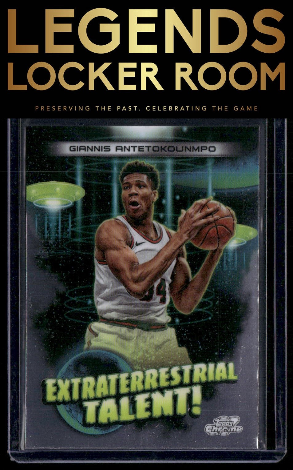 2023-24 Topps Chrome Cosmic #ET-8 Giannis Antetokounmpo Extraterrestrial Talent