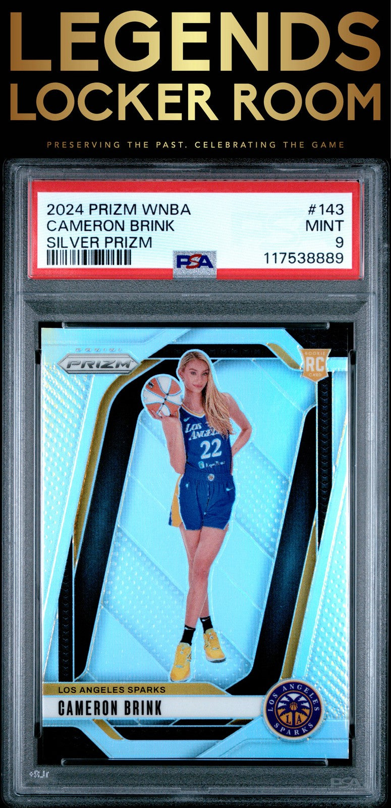 2024 Panini Prizm Wnba #143 Cameron Brink Silver Prizm PSA 9
