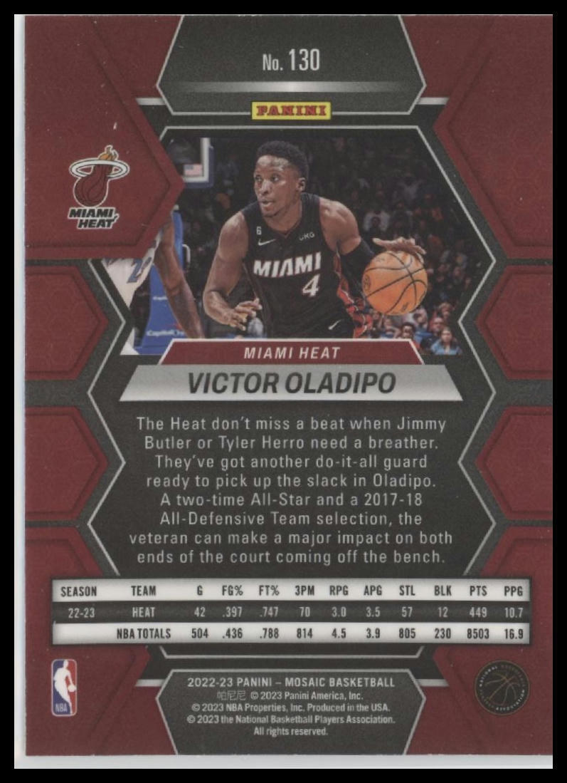 2022-23 Panini Mosaic #199 Fred VanVleet