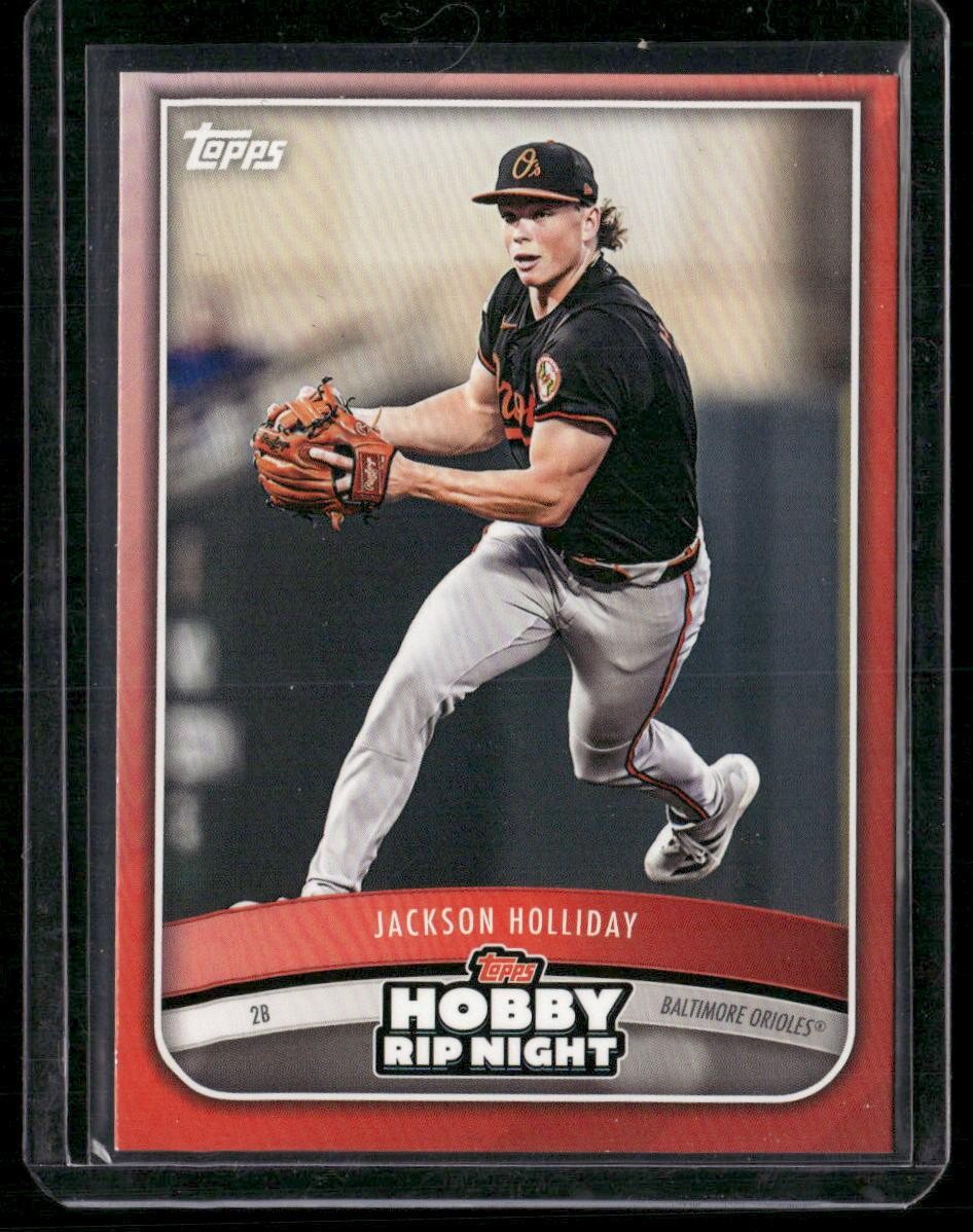 2025 Topps Hobby Rip Night #6 Jackson Holliday Red