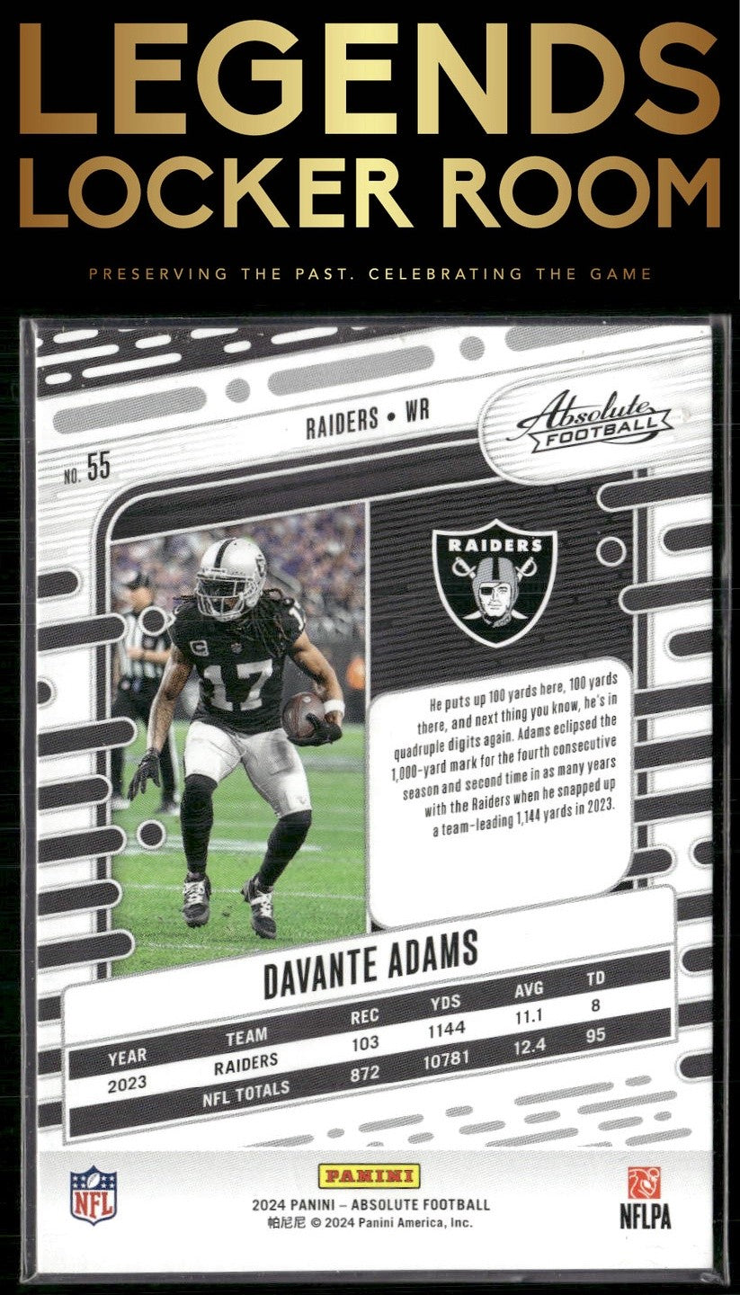 2024 Panini Absolute #55 Davante Adams