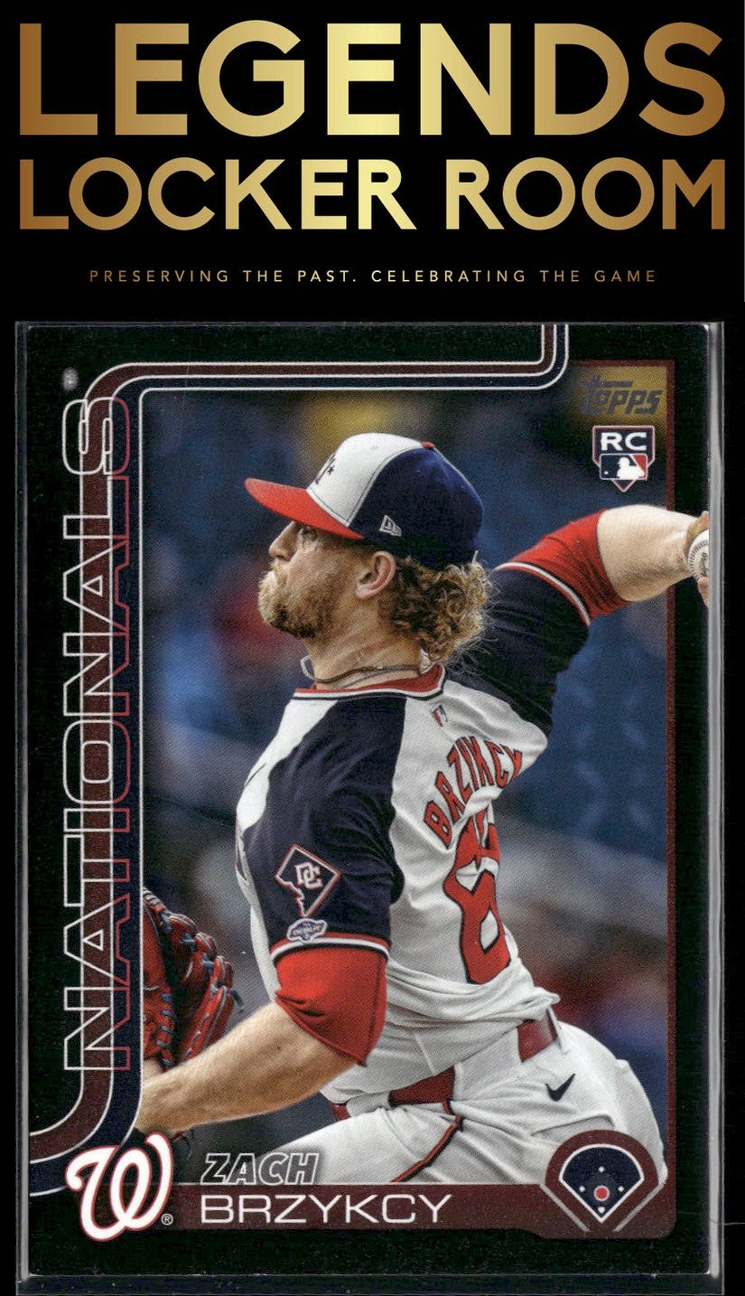 2025 Topps #411 Zach Brzykcy Black #/74