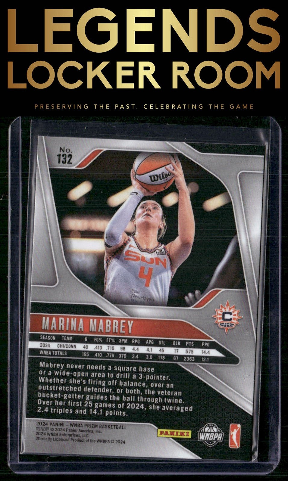 2024 Panini Prizm WNBA #132 Marina Mabrey