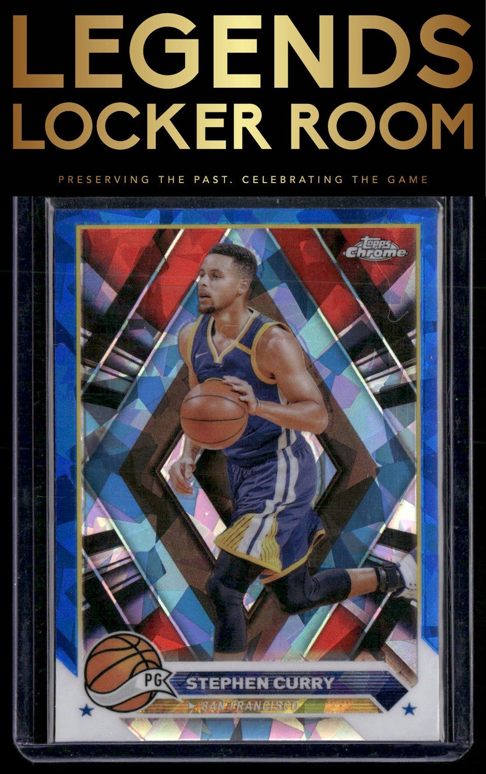 2023-24 Topps Chrome Sapphire #30 Stephen Curry