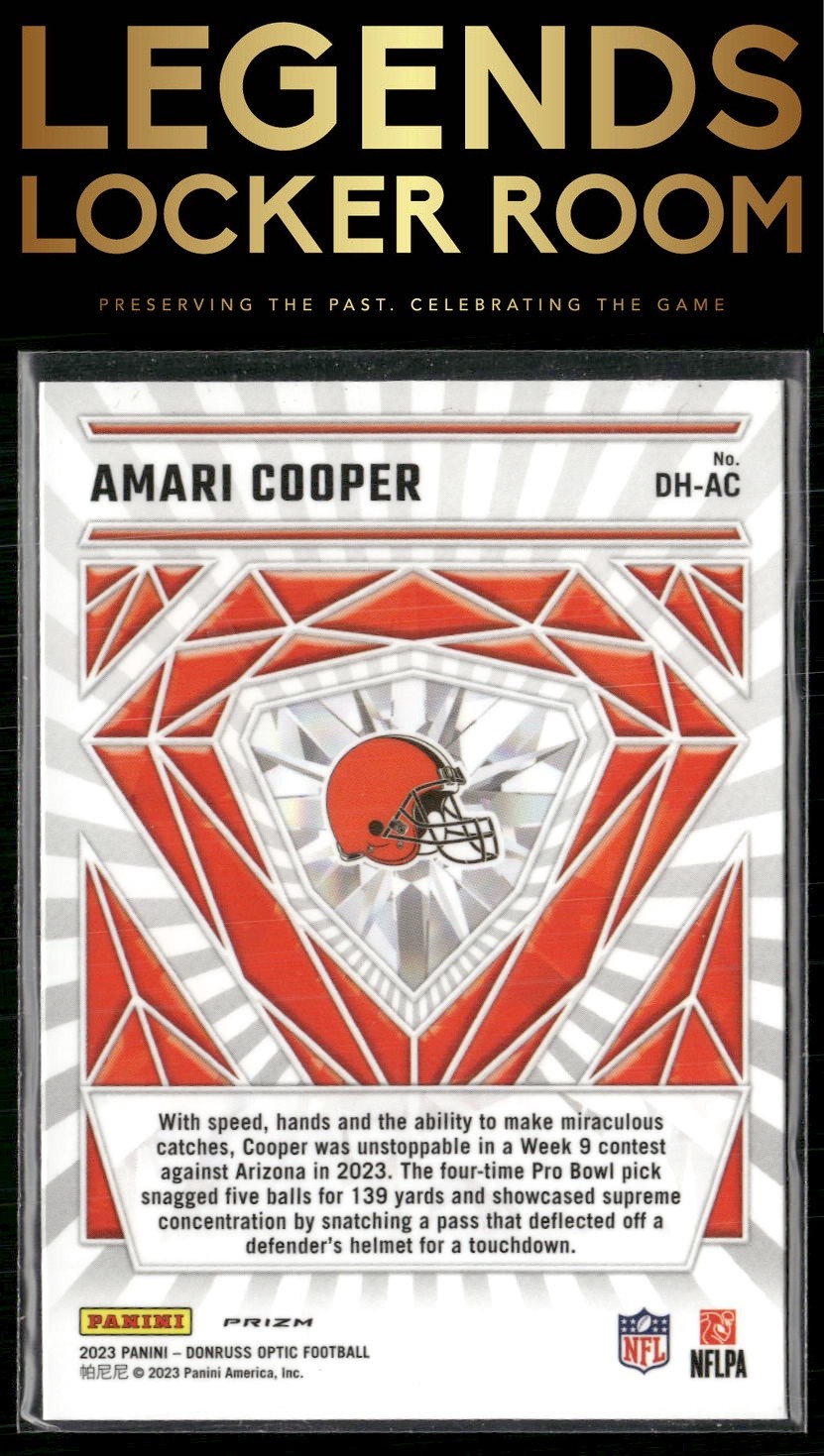 2023 Donruss Optic #DH-AC Amari Cooper Diamond Hands