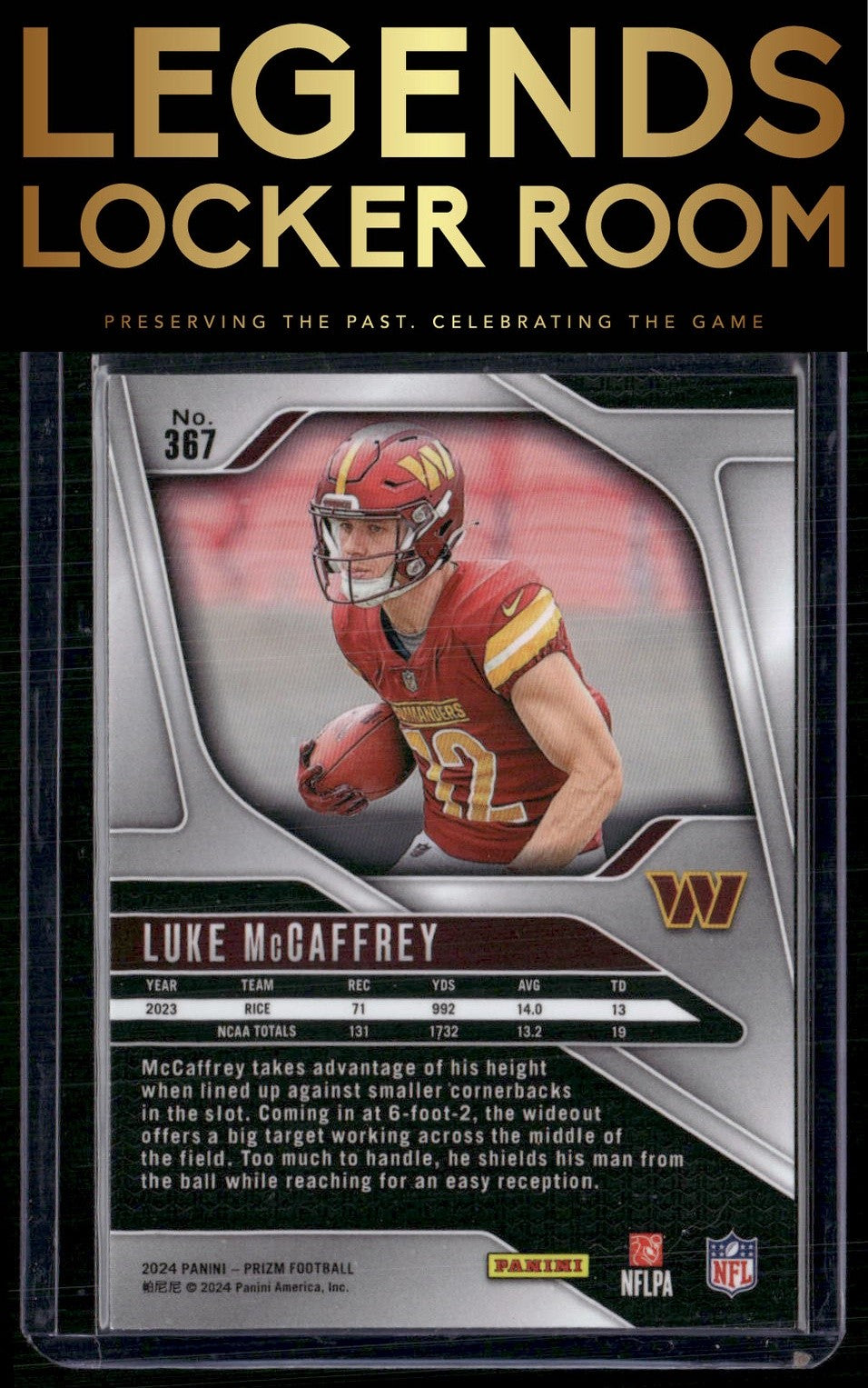 2024 Panini Prizm #367 Luke McCaffrey