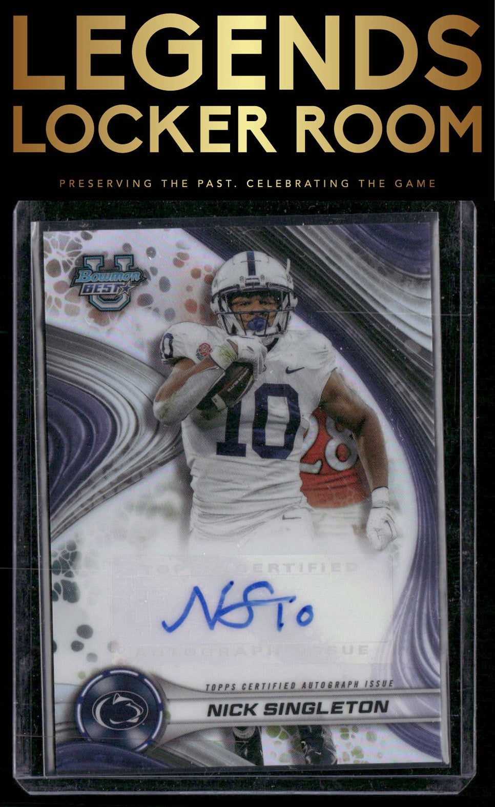 2024 Bowman University Best #BOA-NSI Nick Singleton Best of 2024 Autographs