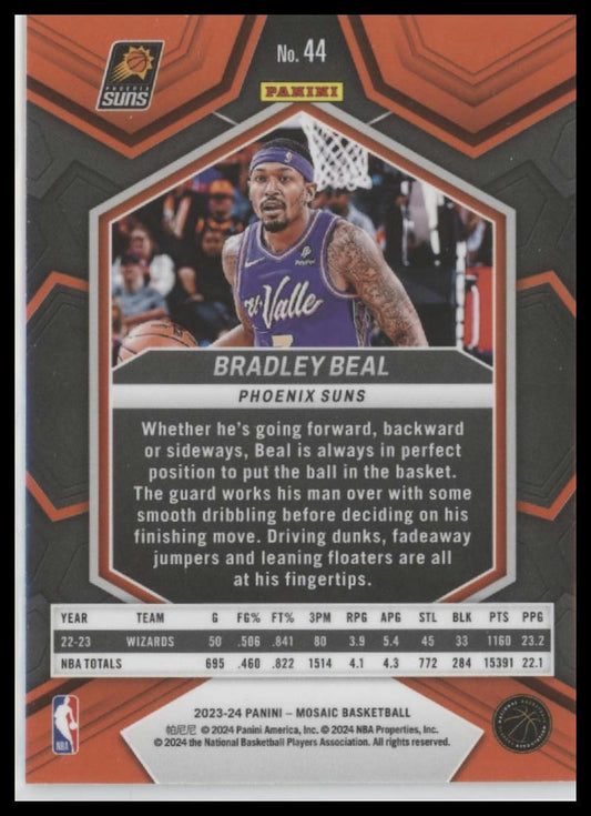 2023-24 Panini Mosaic #44 Bradley Beal