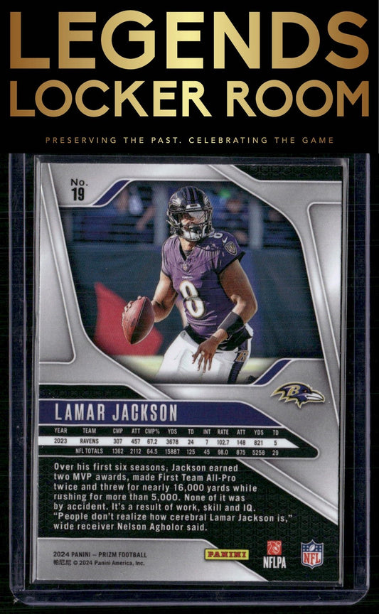 2024 Panini Prizm #19 Lamar Jackson