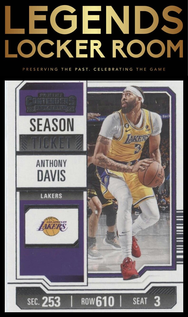 2023-24 Panini Contenders #12 Anthony Davis Season Ticket Retail