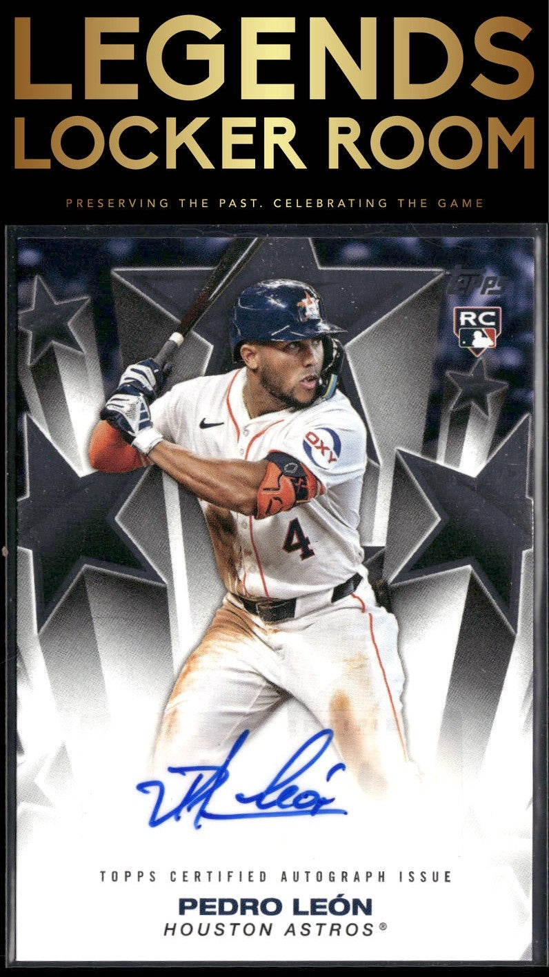 2025 Topps #BSA2-PL Pedro León Baseball Stars Autographs (Series Two)