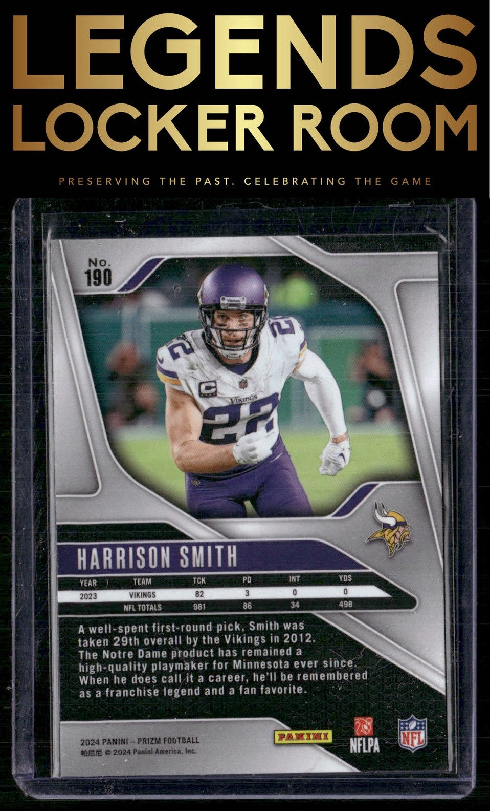 2024 Panini Prizm #190 Harrison Smith