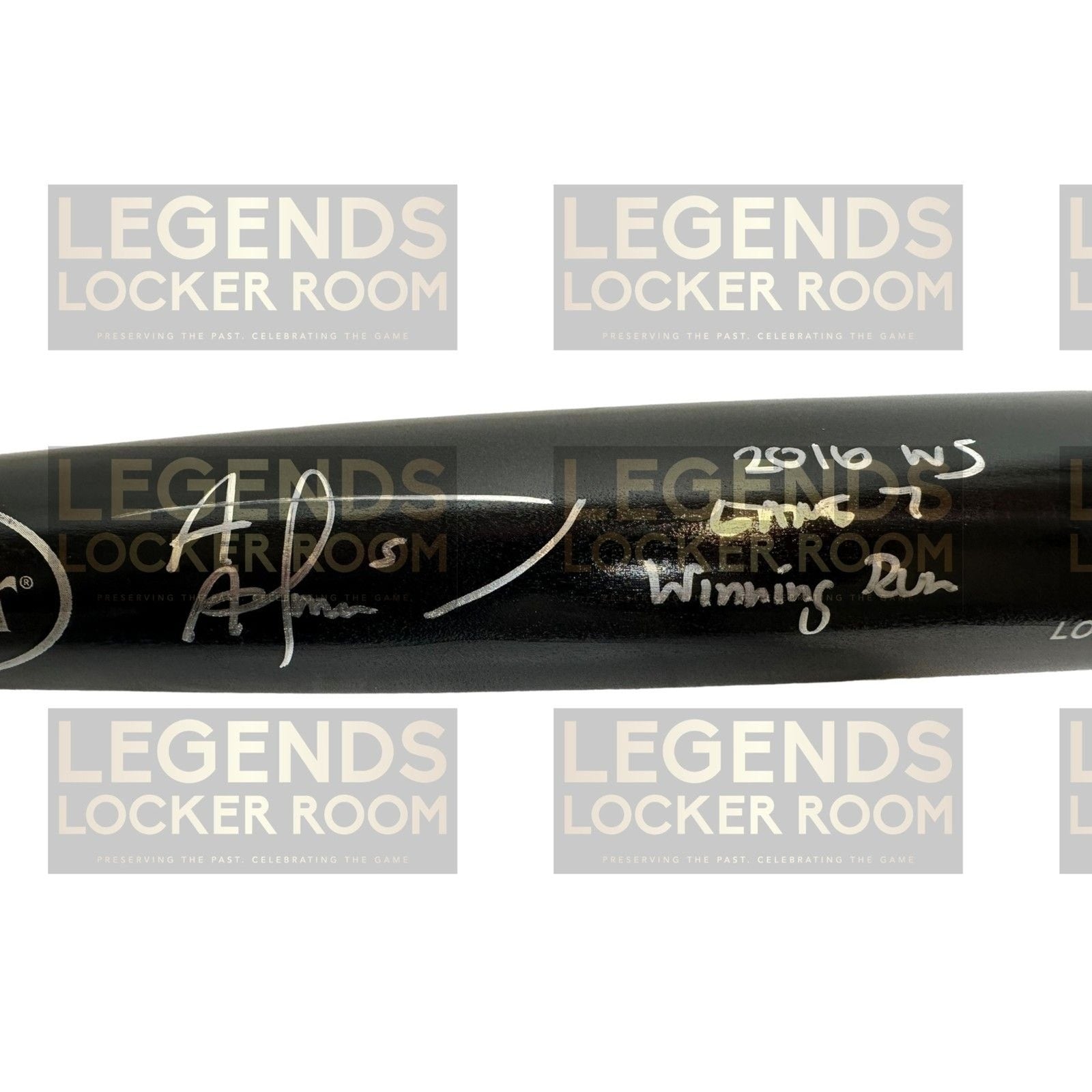 Albert Almora Jr. Signed Bat 2016 World Series Game 7 Winning Run Inscribed