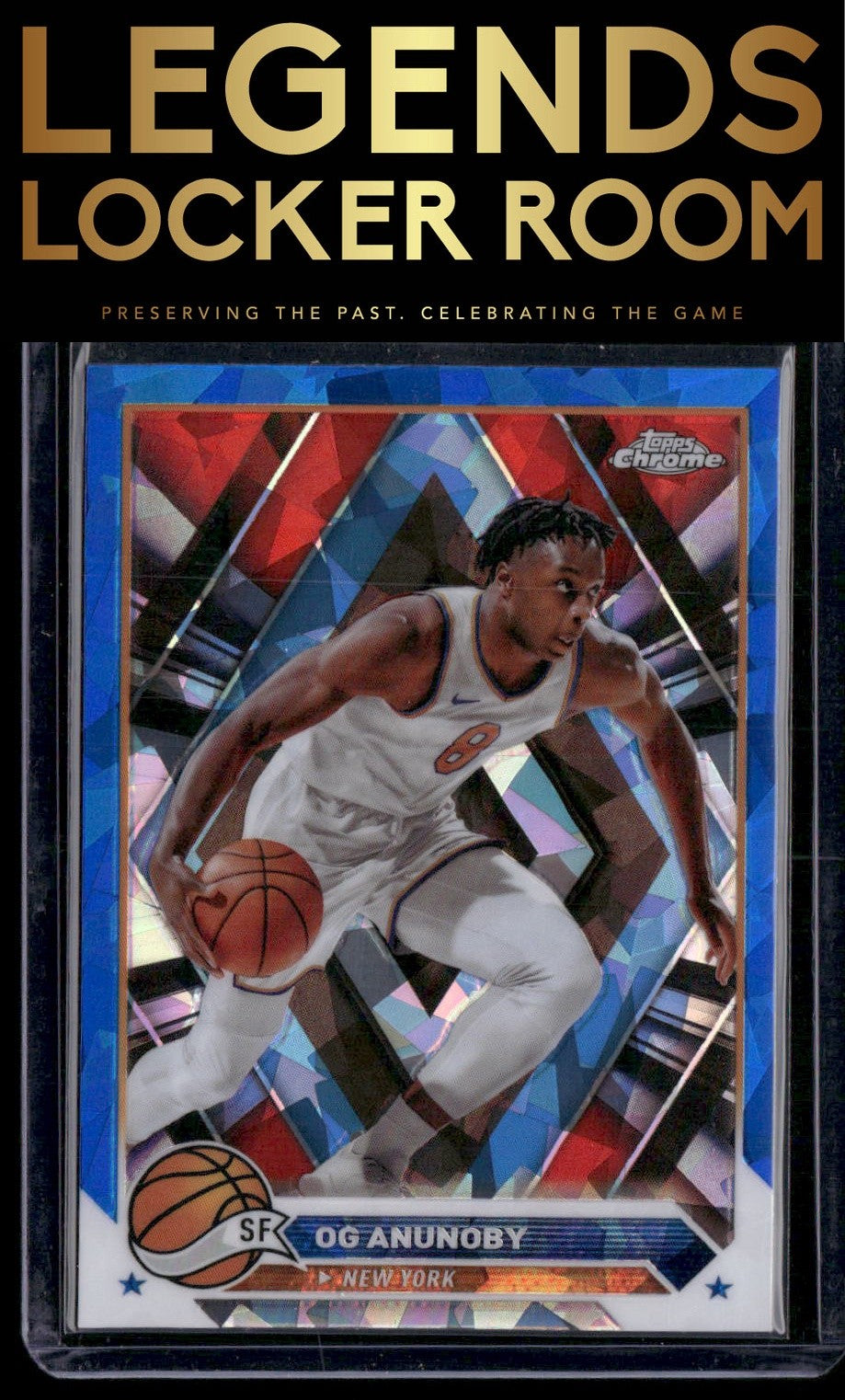2023-24 Topps Chrome Sapphire #123 OG Anunoby