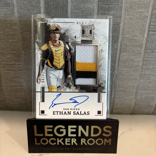 2025 Panini Impeccable Ethan Salas Elegance Jersey Patch Auto San Diego Padres