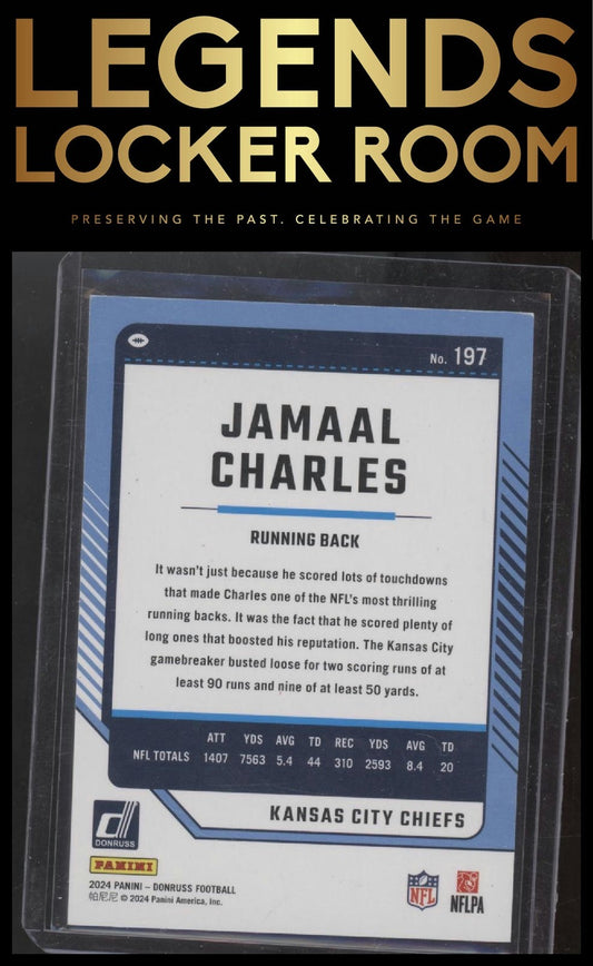2024 Donruss #197 Jamaal Charles Press Proof Gold #/50